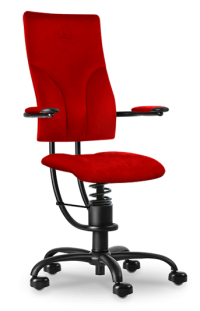 Apollo Dynamica, červená,čierna konštrukcia,1053,60 € - centrum zdraveho sedenia, stolicky.xyz
