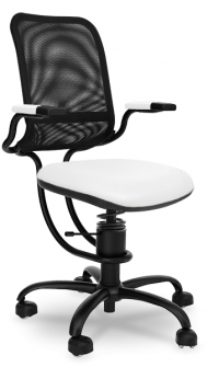 Ergonomic Renna +,biela,,čierna konštrukcia,687,60 €