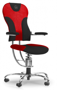 Spider Alcantara,čierno červená,chrómová konštrukcia,1448,40 €