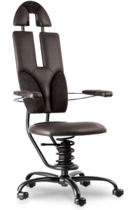 Stolička SpinaliS Pilot čierna, konštrukcia čierna - centrum zdraveho sedenia stolicky.xyz -2194,80€