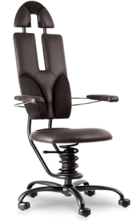 Stolička SpinaliS Pilot čierna, konštrukcia čierna - centrum zdraveho sedenia stolicky.xyz -2194,80€