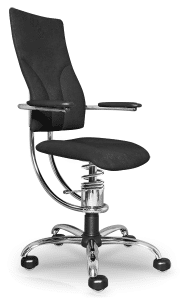Apollo Dynamica antracit, chrómová konštrukcia 1268,40€ - centrum zdraveho sedenia stolicky.xyz