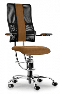 SpinaliS Hacker Dynamica svetlo hnedá, chrómová konštrukcia, 1148,40 € - Centrum zdraveho sedenia - stolicky.xyz