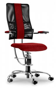 SpinaliS Hacker Dynamica+, vínová, chrómová konštrukcia 1148,40€ - Centrum zdraveho sedenia - stolicky.xyz